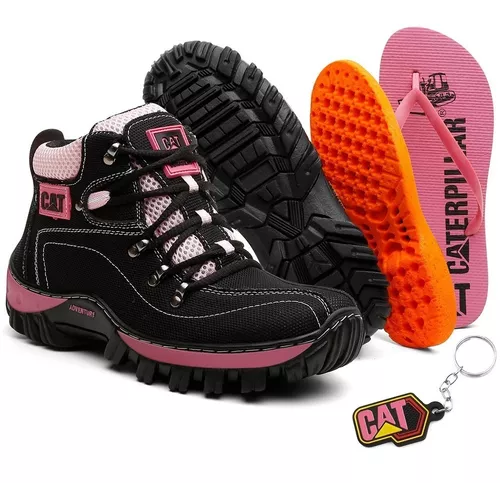 Bota Caterpillar Adventure feminina coturno - Escorrega o Preço