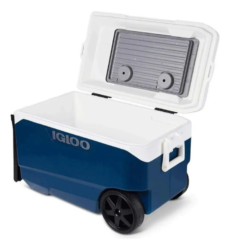 Hielera Igloo Flip & Tow Con Capacidad De 85 Litros Msi Azul