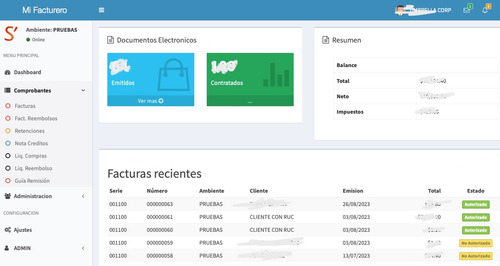 Sistema Facturación Electronica Web Con Codigo Fuente