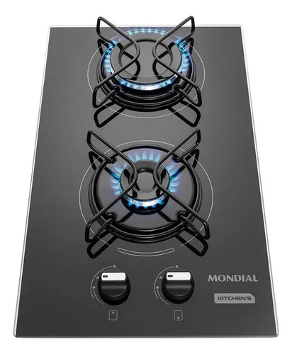 Cooktop A Gás 2 Bocas Mondial Bivolt Ctg-04 Preto