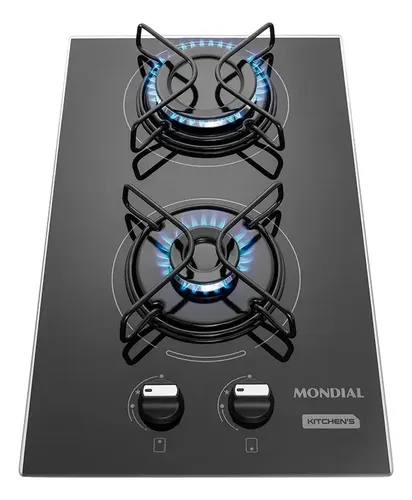 Cooktop A Gás 2 Bocas Mondial Bivolt Ctg-04 Preto