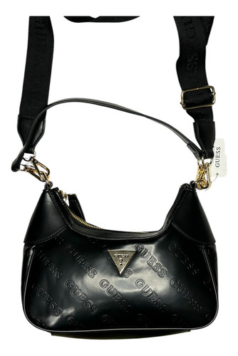 Bolsa Guess Original De Dama Color Negr.