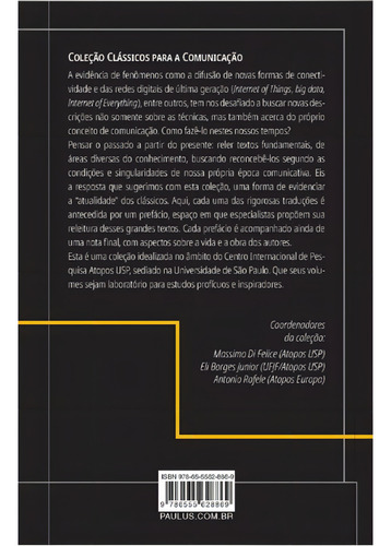 Charles Sanders Peirce - A Fixação Da Crença, De -. Editorial Paulus, Capa Mole, Edição 2023-06-12 00:00:00 Em Português