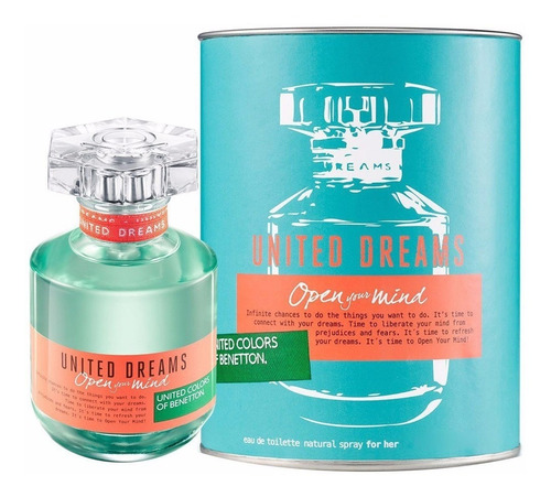 Imagen 1 de 4 de Perfume Spray Benetton United Dreams Para Damas Original