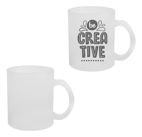 Taza De Vidrio Glaseada Para Sublimación 11oz Sgi