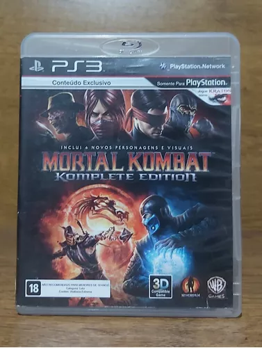 Jogo Mortal Kombat Komplete Edition PlayStation 3 Warner Bros em