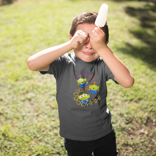 Pixar Playera Infantil Marcianos Toy Story Producto Oficial