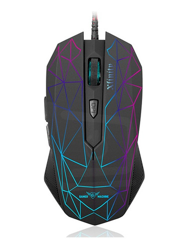 Mouse Gamer Usb Con Luces Led Rgb Micronics Xfinity M809