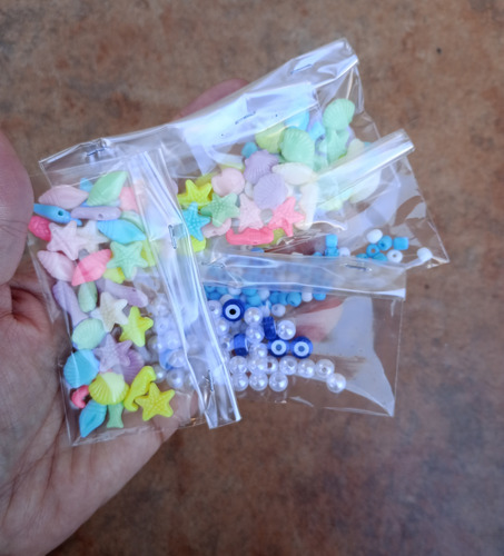 Souvenirs Cumpleañoa Infantil Kit Para Armar Pulseras X10