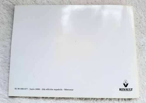 Manual Uso Propietario Mantenimiento Renault Kangoo Original