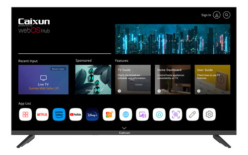 Pantalla De 40 Fhd Sistema Operativo Web Os Caixun