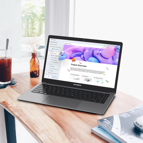 Computadora Portátil Slim 2024 8gb Ram 256gb Ssd 14 Cámara
