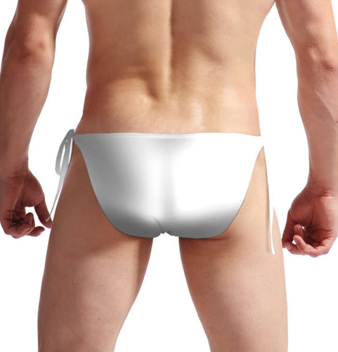 Calzon Estilo Bikini Con Lazos Ajustable Lenceria Hombre