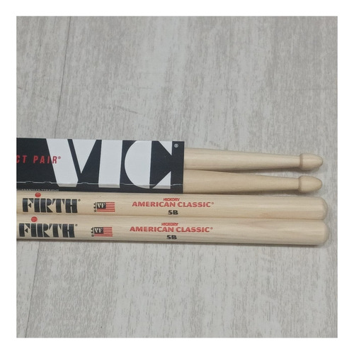 Baqueta Vic Firth 5b Punta Madera