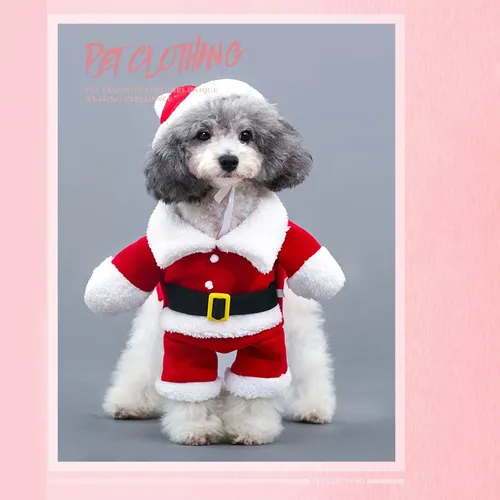 Ropa de santa claus para perro clearance