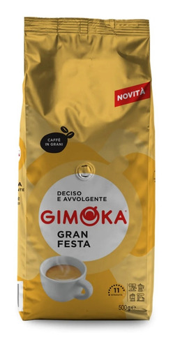 Café En Granos Gimoka Italia 500gr / Tueste Natural