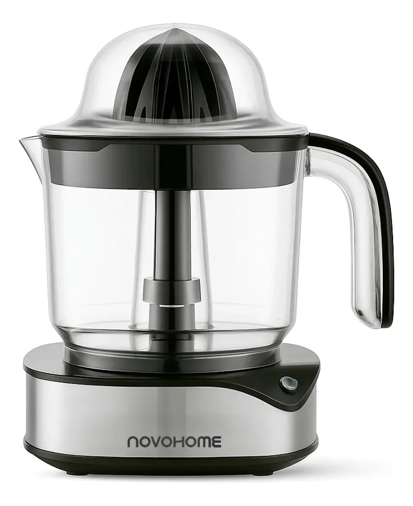 Exprimidor De Jugos Eléctrico Novohome 1.2 Lts Con Pico Vertedor Y Luz Indicadora De Uso