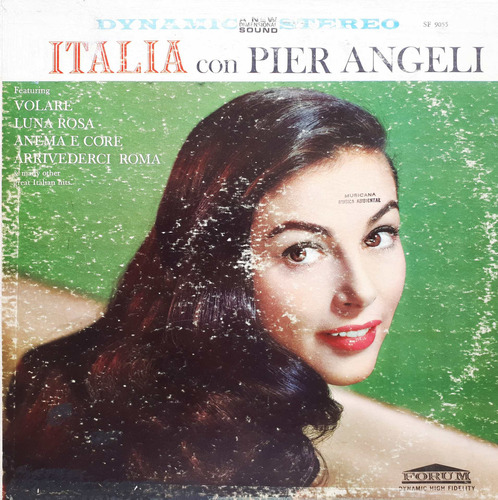 Pier Angeli - Italia Con Pier Angeli Lp