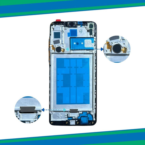 Tela Lcd Frontal Display Touch Inox Compatível A21s C/aro