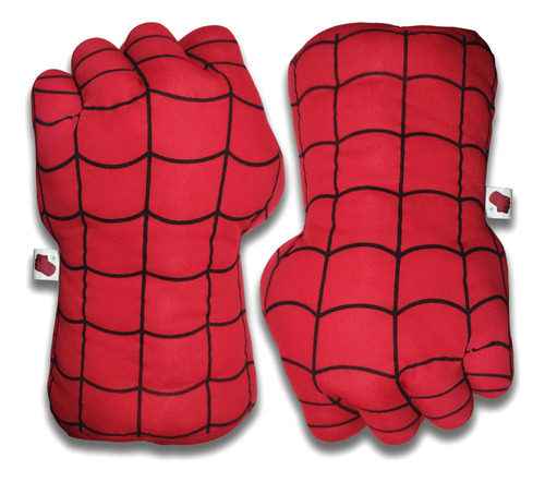 Guantes Boxeo Juguete Felpa Guantes Araña Roja Puño Verde