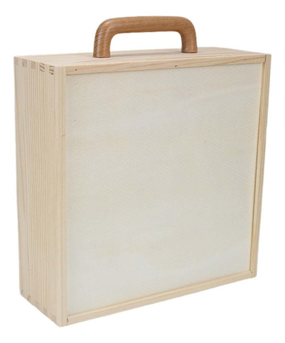 Caja De Madera Con Asa Con Tapa Cajas Tapa De Madera Grande