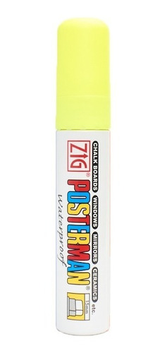 Marcador Posterman Pma 120 Color Amarillo Fluorescente