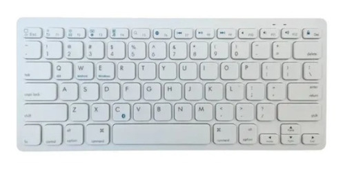 Teclado Bluetooth Compatível Macbook iMac iPad Ios Android