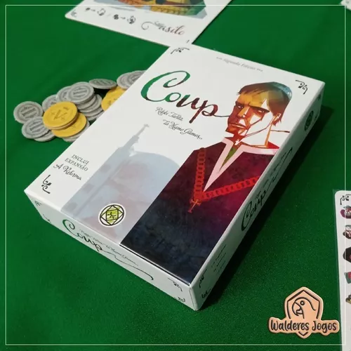 Coup + Expansão A Reforma - Jogo de Cartas - Grok - Jogos
