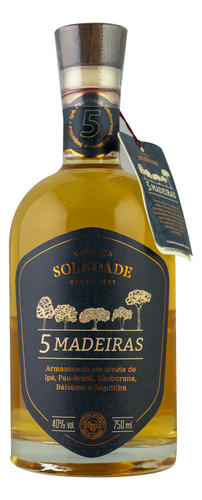 Cachaça Fazenda Soledade 5 Madeiras 750ml