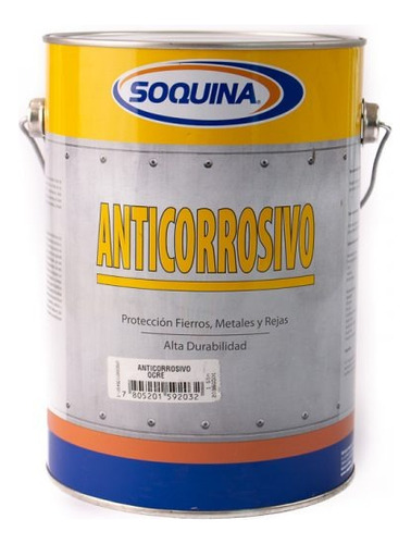 Pintura Anticorrosivo Soquina Rojo Maestranza Gl