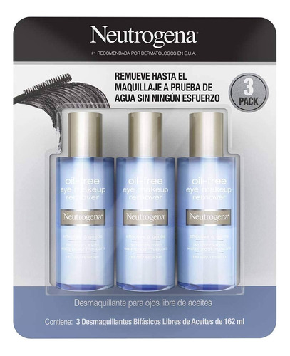 Neutrogena Limpiador De Maquillaje Para Ojos Sin Aceite, 5..