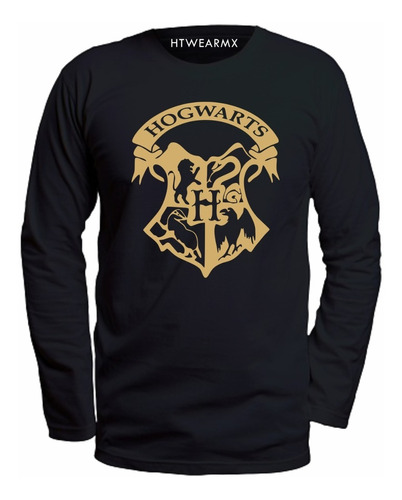 Playera Manga Larga Hogwarts - Harry Potter