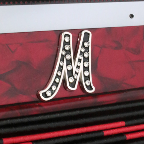 Acordeon Moretti Botones. Mod. Turin Fbbeb Red