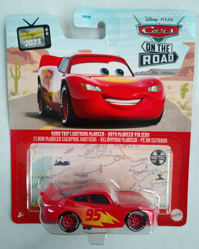 Disney Cars Metal Rayo Mcqueen Viajero New 2023