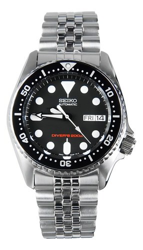 Relógio automático Seiko SKx013k2 Fit Diver 200m 36mm