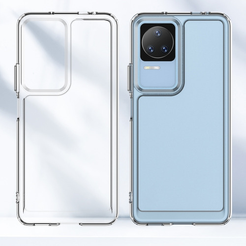 Capa De Telefone Tpu Transparente Para Xiaomi Poco F4