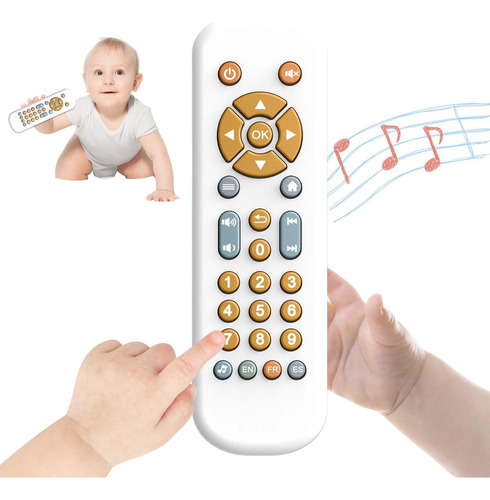 Tuivesafu Juguete De Control Remoto De Tv Para Bebes Con Son