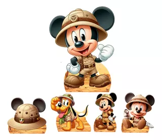 Kit Display Mickey Safari Novo