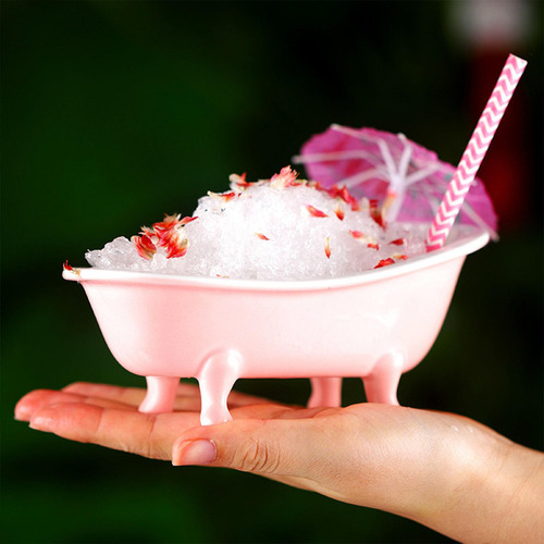 Hbanheira De Cerâmica 3d Aparência Smoothie Milk-shake