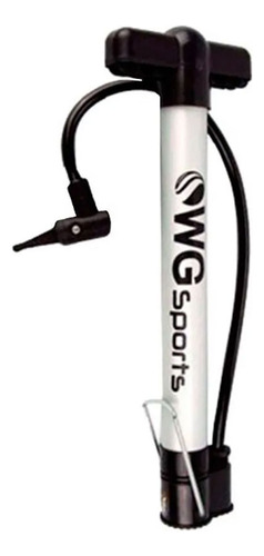 Bomba De Oficina Para Pneu Wg Sports 300x29mm Alumínio Cores Cor Branco