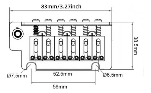 Puente De Trémolo Para Guitarra Eléctrica, Ligero,