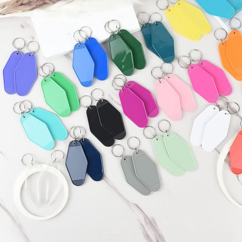 2025 40 Piezas De Llaveros De Motel Vintage, 20 Colores,