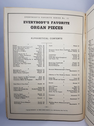 Imagen 6 de 9 de Antiguas Partituras Organ Pieces N° 11 Inglés 1937 Mag 56593