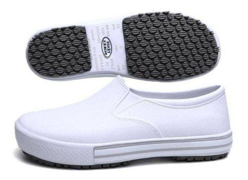 Sapato Profissional Antiderrapante Soft Works Bb80 Branco
