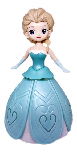 Figura Elsa Bailarina Frozen Con Luz Y Sonido 