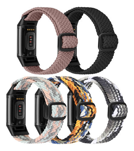 [paquete De 6] Bandas Compatibles Con Fitbit Charge 5 Banda.