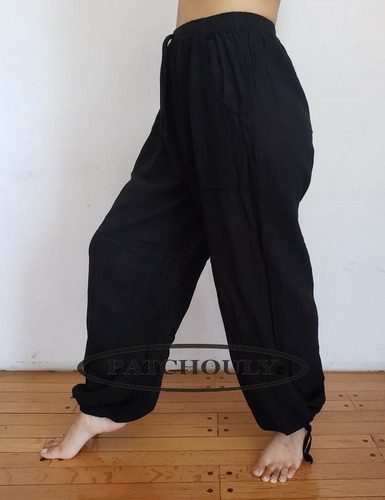 Imagen 5 de 5 de Babucha Pantalon Bambula Yoga Taichi Meditacion Relax Grande