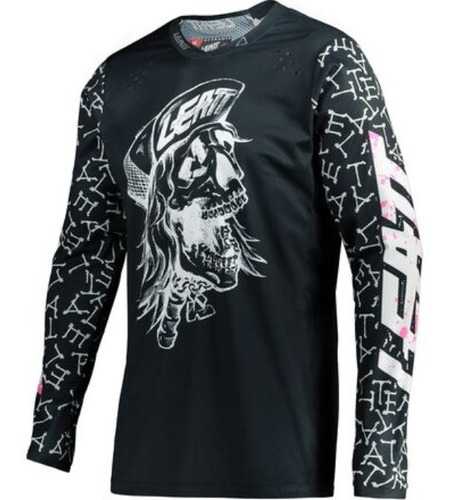 Jersey Polera Leatt Skull Ciclismo Bicicleta Mtb Dh Enduro