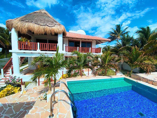 En Venta Casa En Puerto Morelos Beach Front C3224