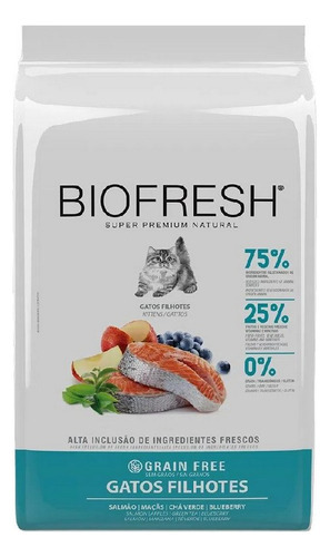 Ração Para Gatos Filhotes Sabor Salmão 400g Biofresh